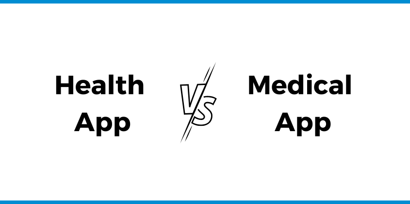 Difference Between a Health App and a Medical App